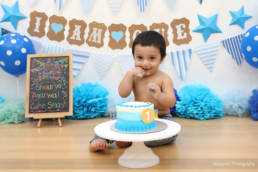 Cake Smash Photography, Shaurya